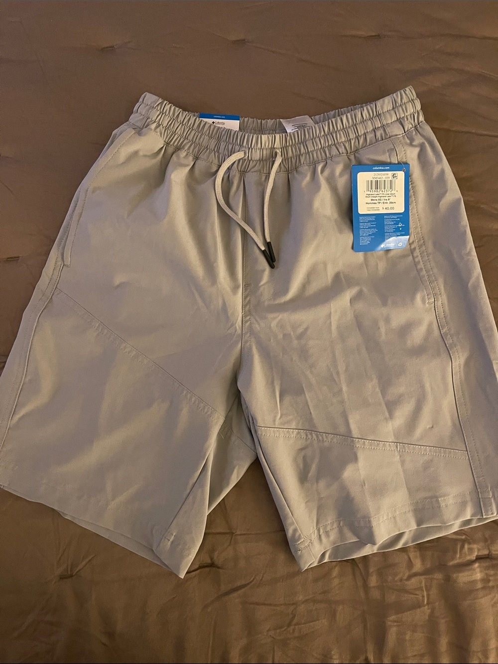 Columbia Men's Light Gray Hiking Shorts